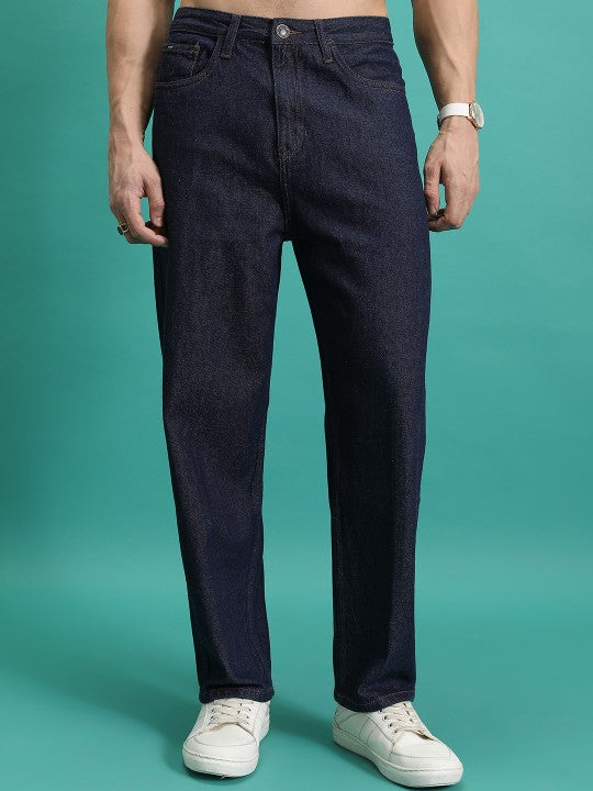 Men Loose Fit Mid-Rise Cotton Jeans – Fiorellastore.com