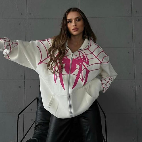 Spider man Inspired Oversized Women Zipper Hoodie - Limited Edition