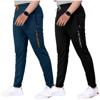 Men Combo Track Pant with Lycra Elastic Jogger Suitable for Active Wear