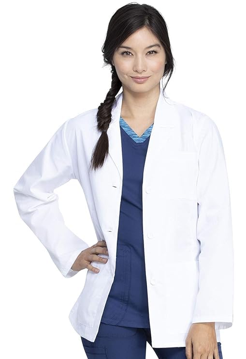 N.S. UNISEX COTTON CHAMBRAY LAB COAT