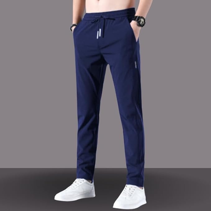 Men's Sports Regular Fit Lycra Track Pant