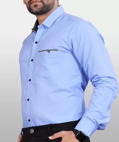 Men's Regular Fit Solid Soft Touch Cotton Casual Shirt