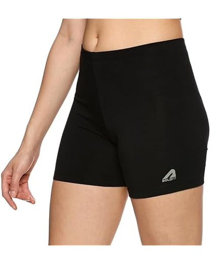 Women's 100% Pure Cotton Black Cycling Shorts for School Girls | Women Underpant Short