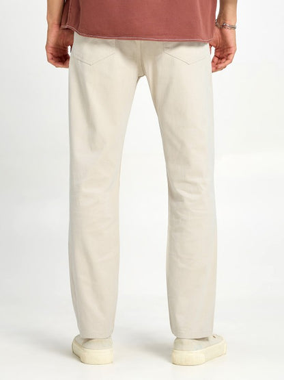 Men Mid-Rise Easy Wash Pure Cotton Chinos