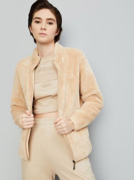 Ladies  Beige Teddy jacket