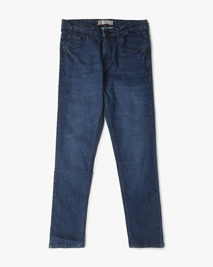 Boys Lightly Washed Slim Fit Jeans