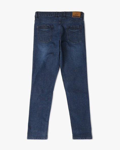 Boys Lightly Washed Slim Fit Jeans