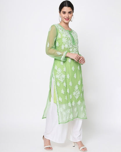 Boutique Design Chikankari Embroidery Kurti for Womens