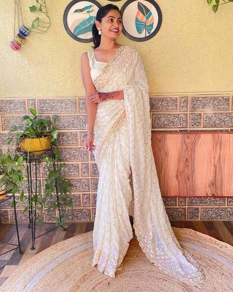 Embellished Georgette Saree