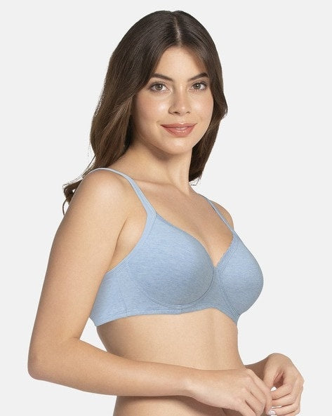 Padded Non-Wired Full Coverage Cotton T-Shirt Bra