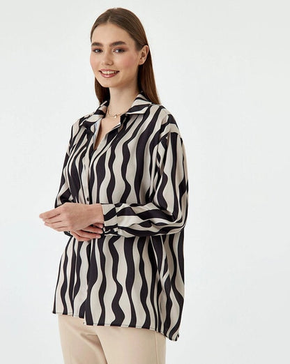 Women Regular Fit Striped Shirt