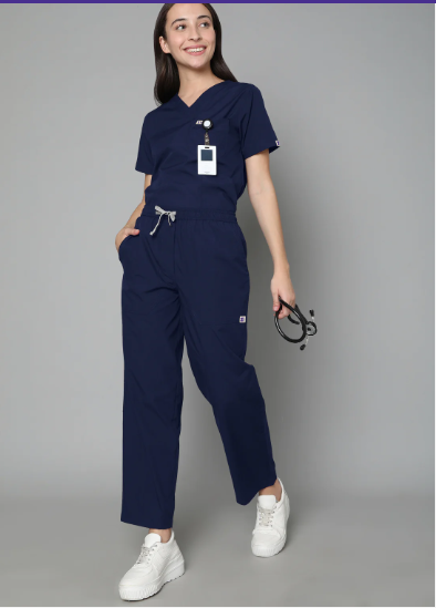 Classic New Gen 4.54 Classic Women's 5-Pocket (Navy Blue) Scrub