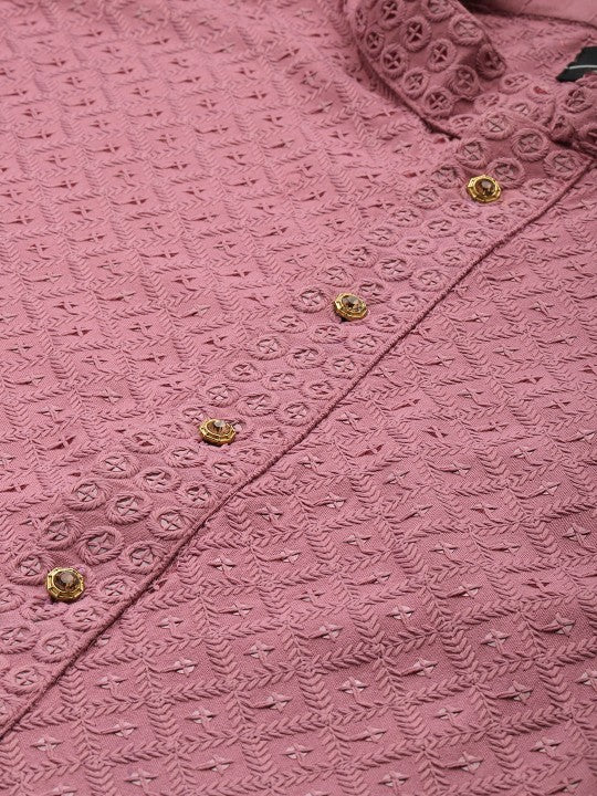 Kohlikurta Men Embroidered Straight Kurta