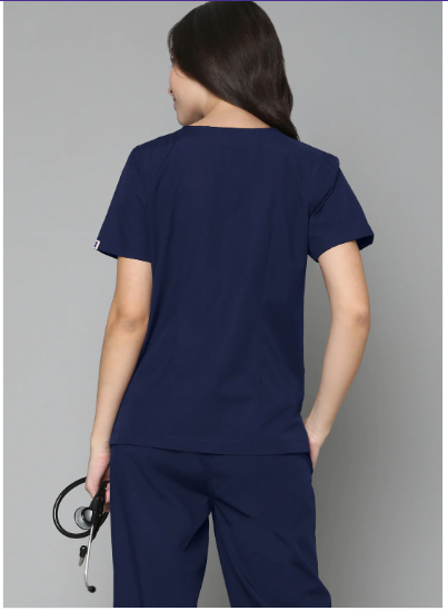 Classic New Gen 4.54 Classic Women's 5-Pocket (Navy Blue) Scrub