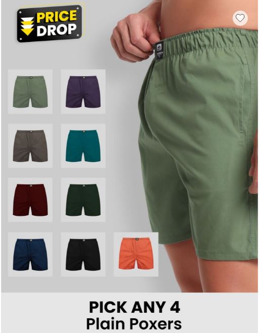 Mens Beyoung Pick Any 4 Boxers