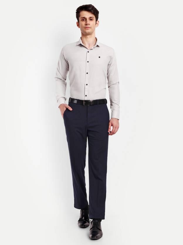 Getchi Men Solid Formal Shirt