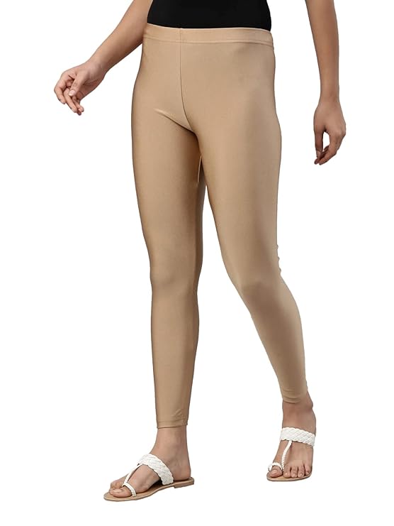 Women's Regular Fit Shimmer Leggings