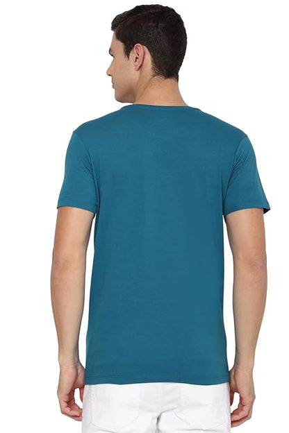 Men's Solid Regular Fit T-Shirt