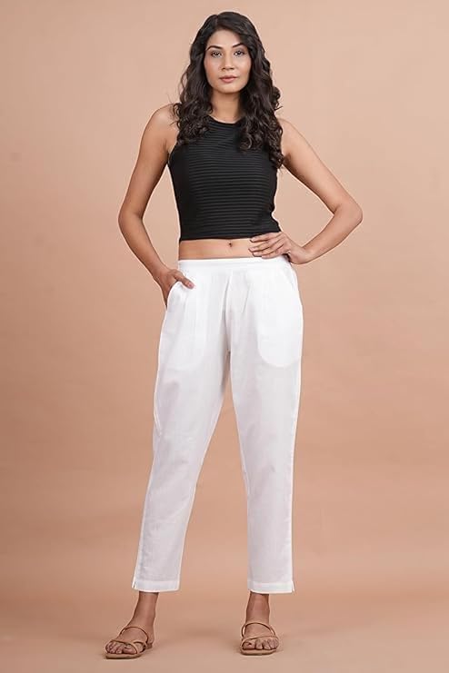 Alka Creation Cotton Blend Casual and Trendy Women's Lounge Trousers||Women Trouser