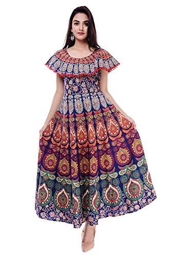 Women's Jaipuri Tribal People Printed Cotton Long Skirts