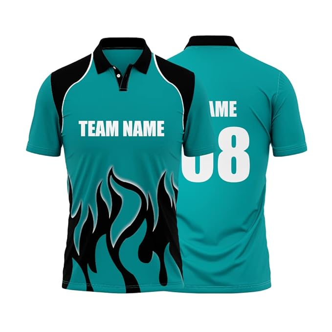 Cricket Polo Collar Sports Jersey for Men