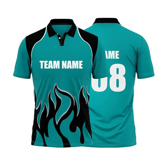 Cricket Polo Collar Sports Jersey for Men