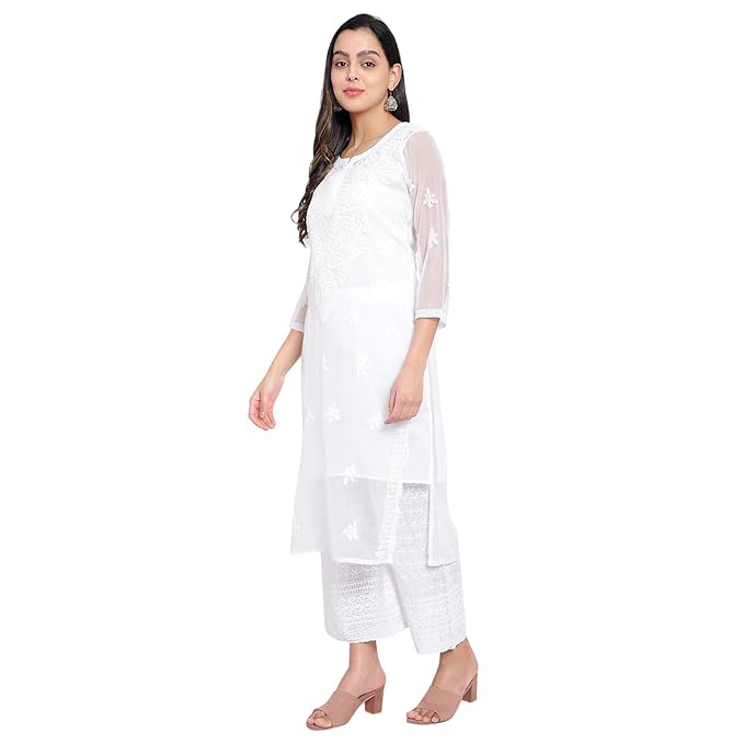 Mrs Right Boutique Design Chikankari Embroidery Kurti for Womens and Girls