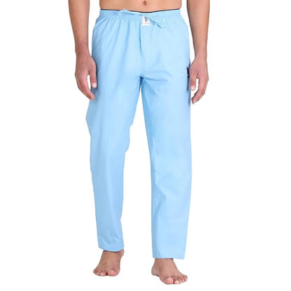 Men Comfort Fit Solid Cotton I690 Casual Style Lounge Pants