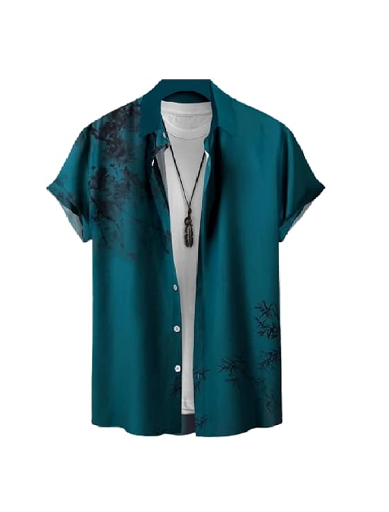 Cotton Solid Half Sleeve Shirt for Men