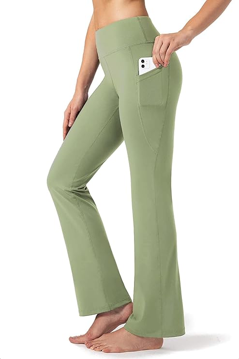 Sam & Rash Womens Trouser, Micro 4 Way Lycra Stretchable Bootcut Leggings and Pant for Womens