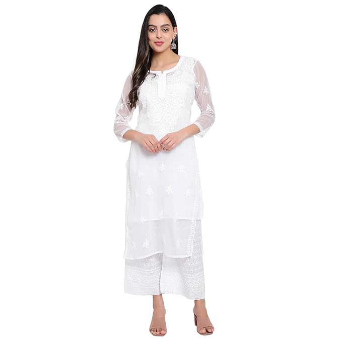 Mrs Right Boutique Design Chikankari Embroidery Kurti for Womens and Girls