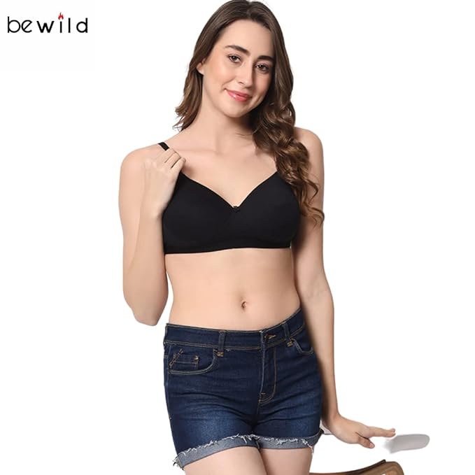 Bewild Full Coverage Backless Cotton Bra for Women and Girls