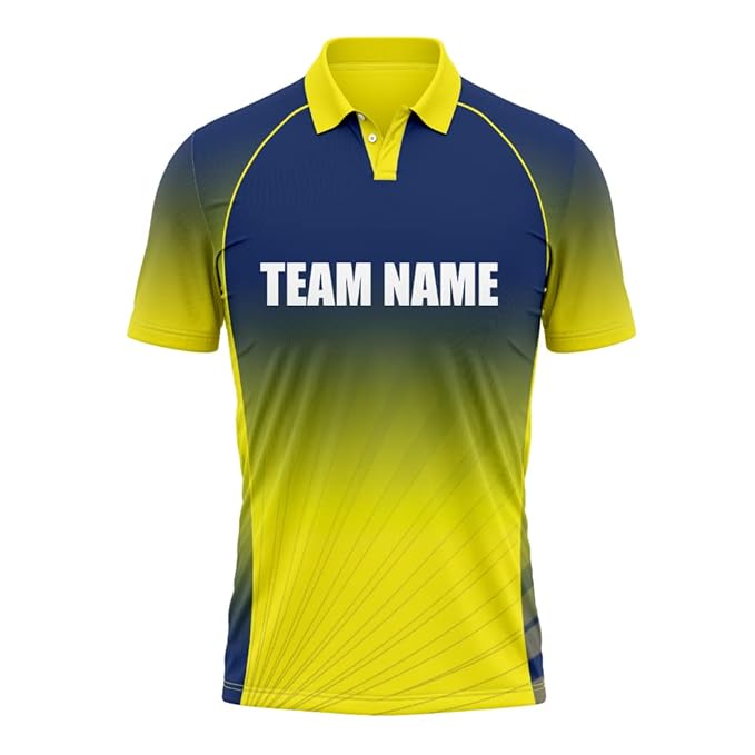 Cricket Polo Collar Sports Jersey for Men