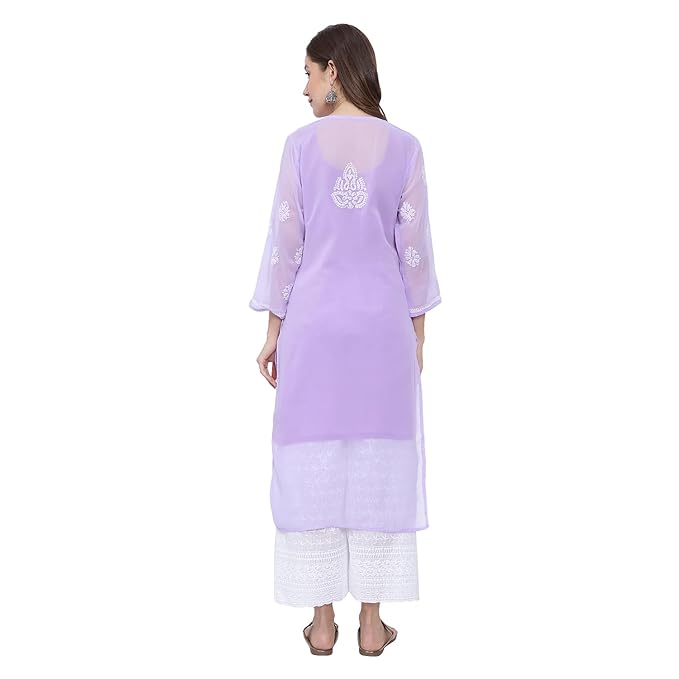 Chikankari Embroidery Kurti for Womens and Girls