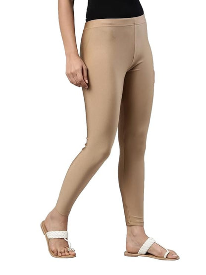 Women's Regular Fit Shimmer Leggings