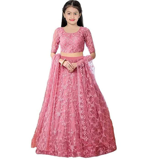 F Plus Fashion Flower Designer Girls Lehenga Choli