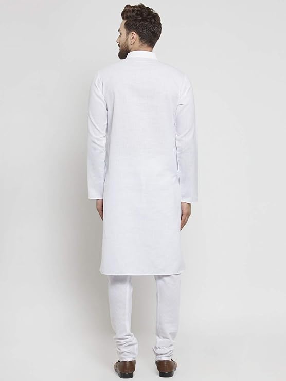 Men's Cotton Blend Straight Kurta (PLAIN KURTA)