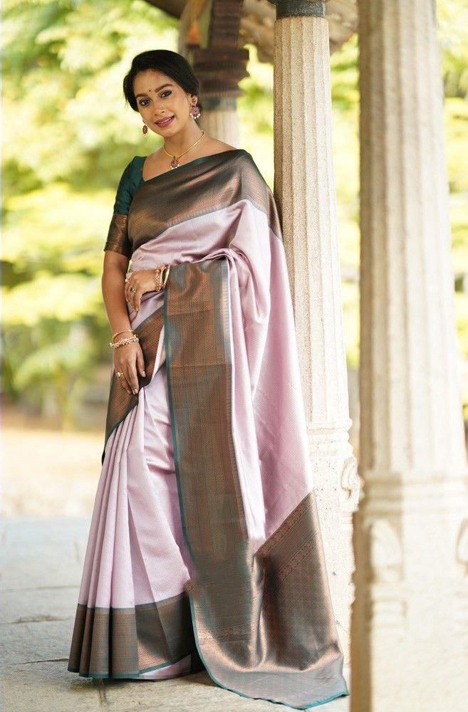 Lichi Silk Wedding Wear saree