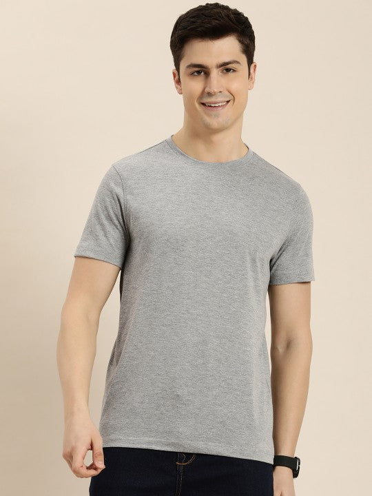 Men Solid T-shirt