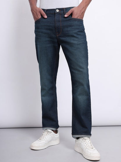 Men Rodeo Straight Fit Light Fade Clean Look Stretchable Jeans