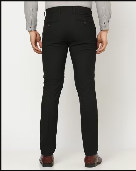 Flat-Front Slim Fit Trousers