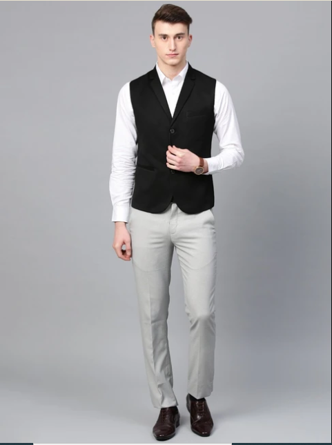 Solid Men Waistcoat