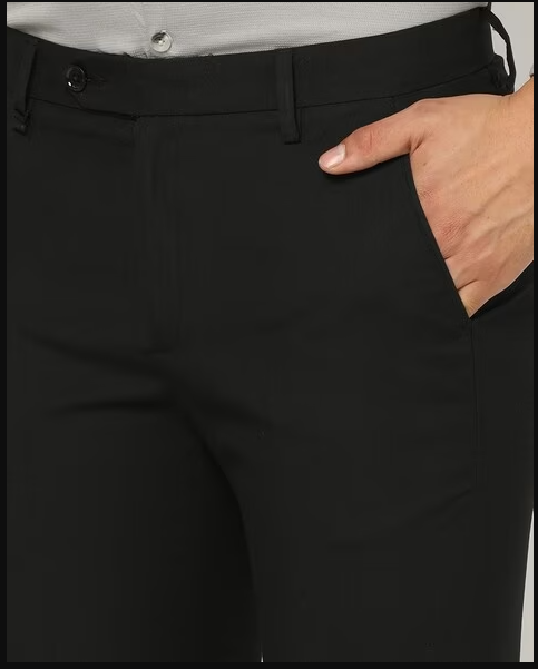 Flat-Front Slim Fit Trousers