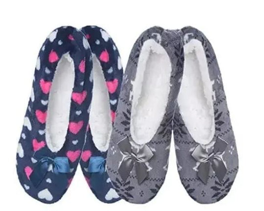 Slipper Socks Women's Super Soft Slipper Belly Socks Winter Fuzzy Velvet Socks