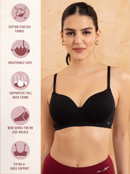 Breathe Cotton Padded Wireless T-Shirt Bra