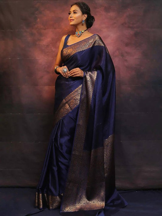 Woven Design Zari Banarasi Saree