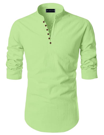 Macsivo Men's Cotton Full Sleeve Short Kurta