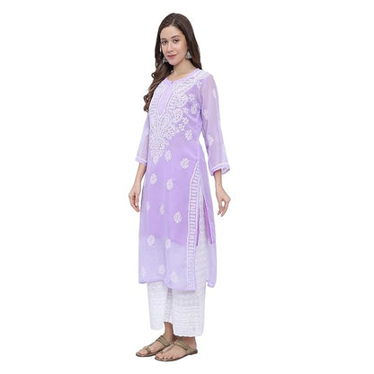 Chikankari Embroidery Kurti for Womens and Girls