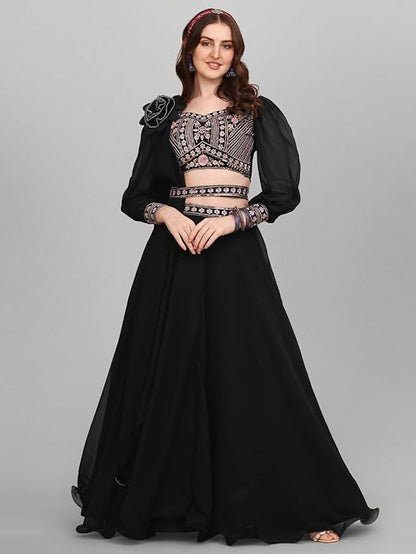 Fashion Embroidery Lahenga Choli Belt