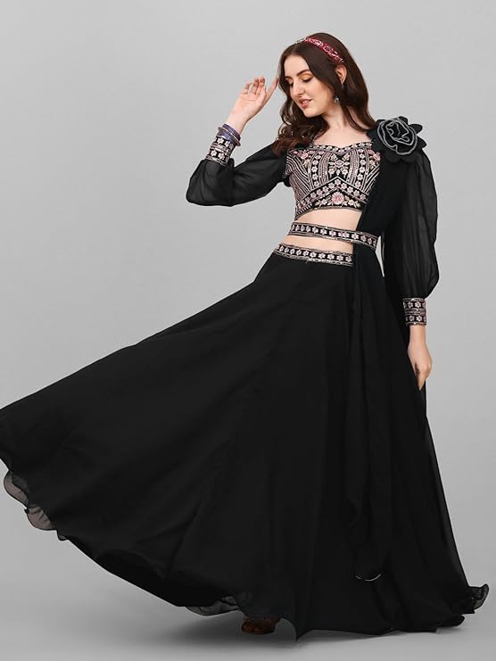 Fashion Embroidery Lahenga Choli Belt